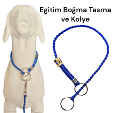 Köpek Egitim Tasma Cift Halkalı Klasik Model