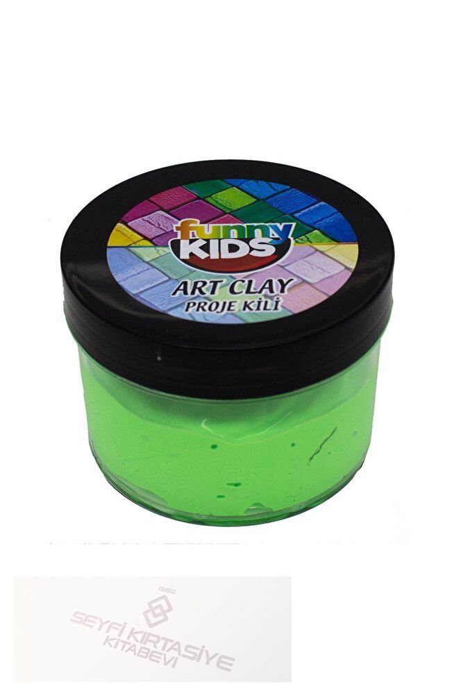 Funny Kids Art Clay Proje Kili 40cc - Neon Green
