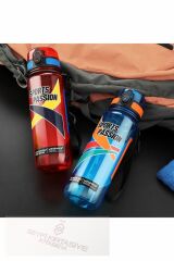 800ml Motivasyon Süzgeçli Matara Içeçek Şişesi, Fitness, Spor, Dış Mekan