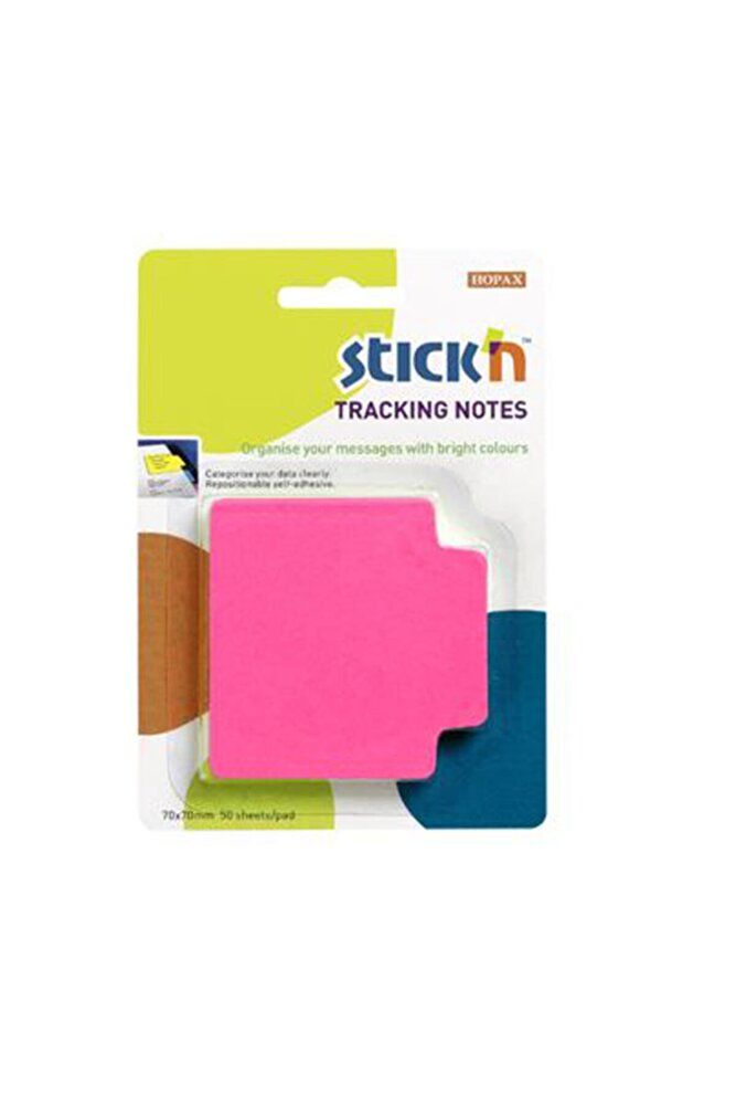 Stickn Neon Pembe 70x70 50 Yaprak Not Kağıdı