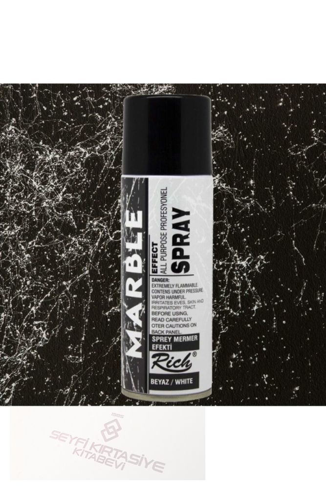 Marble Effect Sprey Mermer Efekti 200 ml. Beyaz