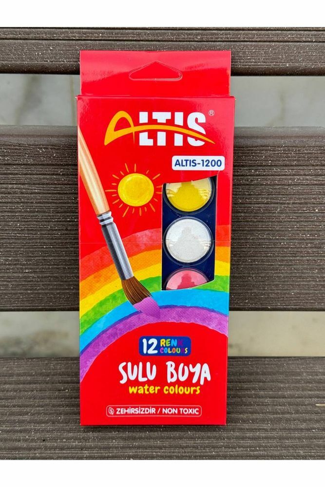Altıs 12 Renk Sulu Boya Küçük Boy 1200