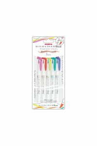 ZEBRA MIDLINER BRUSH PEN 5C-HC-N SET