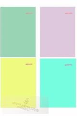 Text Pastel Defter 80 Yaprak Kareli