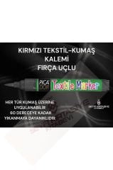 TEKSTİL KUMAŞ KALEMİ FIRÇA UÇLU 1.5-3 MM SABİTLENEN KUMAŞ KALEMİ