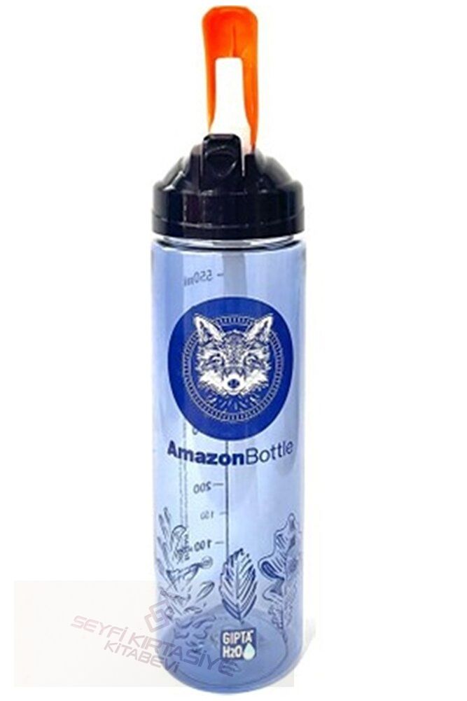 Amazon Tritan Desenli Pipetli Matara 630cc