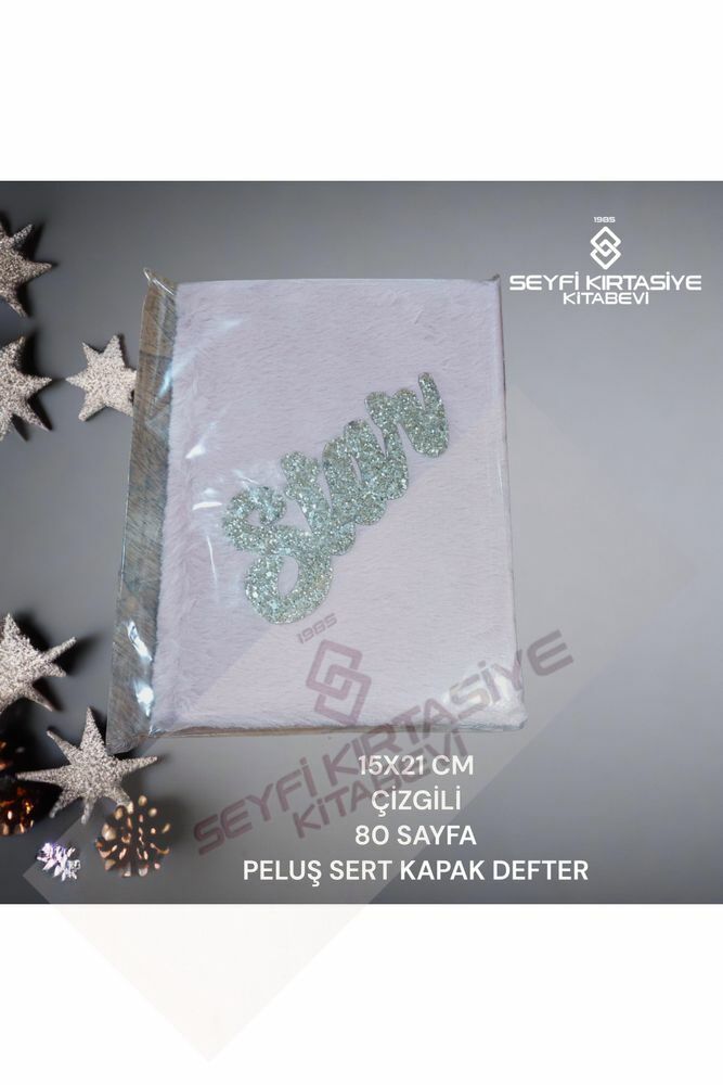 15X21 CM ÇİZGİLİ 80 SAYFA PELUŞ SERT KAPAK DEFTER