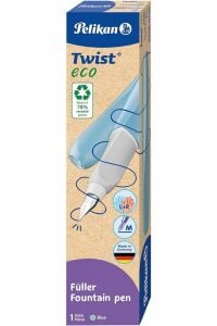 Twist Eco Dolma Kalem, M Uç, Pastel Mavi