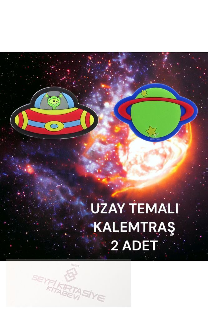 UZAY TEMALI KALEMTIRAŞ 2 ADET