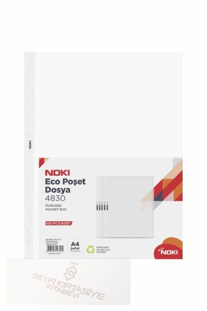 Poşet Dosya Ekonomik 100 Lü A4 4830 Eco /