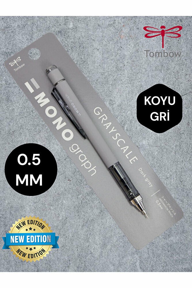 Tombow Mono Graph 2024 Limited Mekanik Kurşun Kalem 0,5mm Koyu Gri