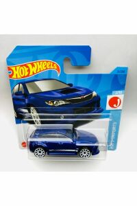 Yeni - New Subaru Wrx Stı Blue Mini Araba 1:64 Ölçek Hotwheels Marka 2/5