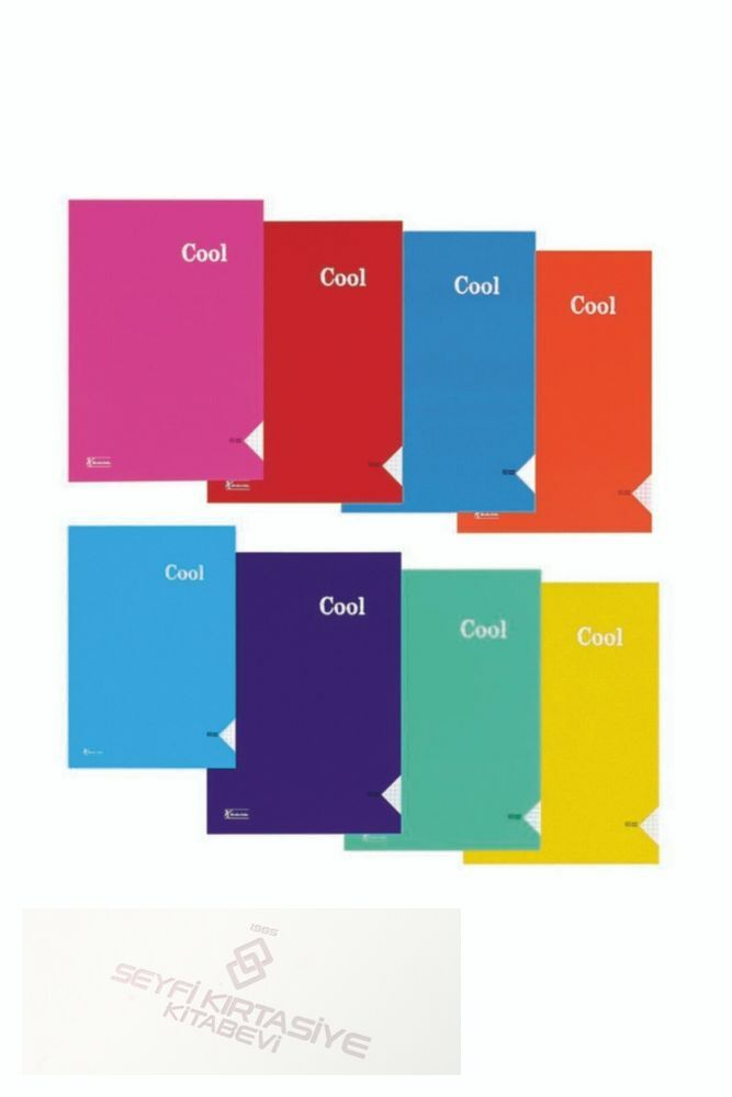 Keskin Color Cool A4 80 Yaprak Çizgili Pp Kapak Dikişli Defter