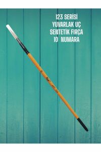 10 Numara 123 Serisi Yuvarlak Uç Fırça Sentetik Kıl