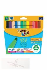 Kids Visacolor Xl Ecolutions Colouring Jumbo Keçeli Kalem 12 Li Kampanyalı