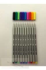 Fineliner Keçe Uçlu Kalem 10 Renk