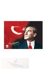 Atatürk 25x35 15 Yaprak Spiralli Resim Defteri (308005)