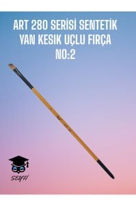 N0:2 ART 280 SERISI SENTETIK YAN KESIK UCLU FIRCA