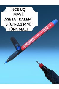 ASETAT KALEMİ S UÇ 0.1-0.3 MM %100 YERLİ ÜRETİM PERMANENT KALEM