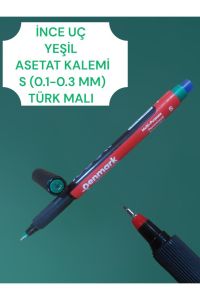 ASETAT KALEMİ S UÇ 0.1-0.3 MM %100 YERLİ ÜRETİM PERMANENT KALEM