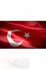 Türk Bayrağı 50x75 Cm Özel Alpaka Kumaş Bayrak (BKT-104)