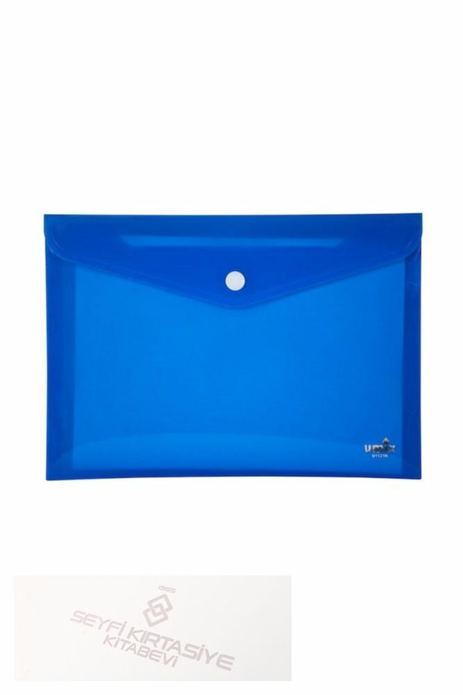 Umıx Çıtçıtlı Dosya A4 Neon Mavi U1121n-ma