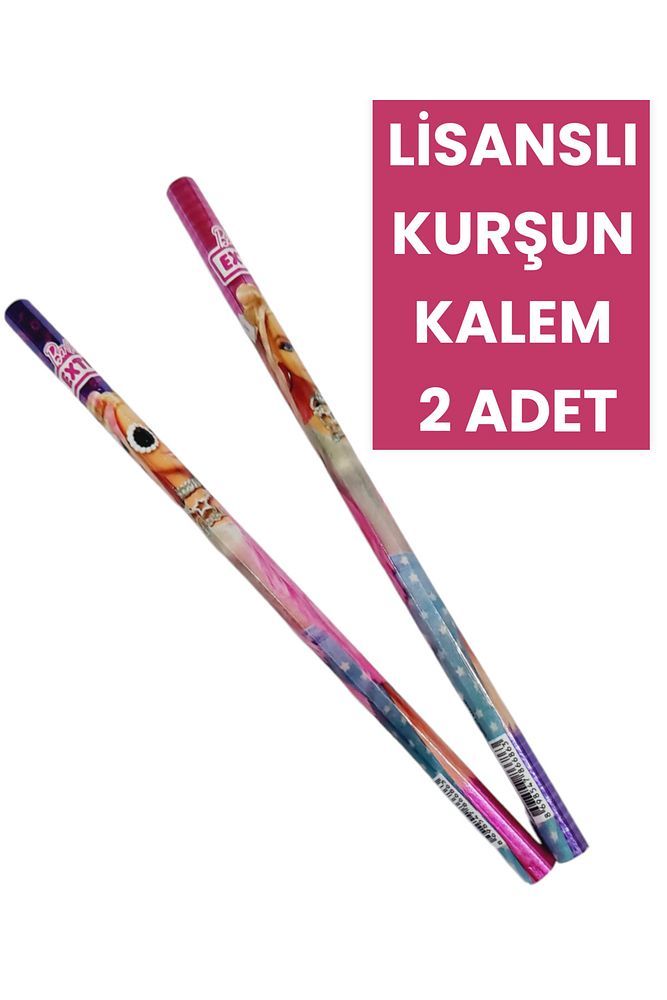 BARBIE LİSANSLI KURŞUN KALEM 2 ADET