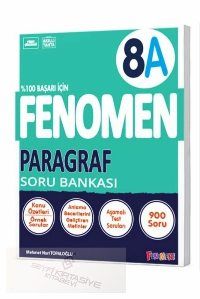 Fenomen Okul Yayınları Lgs 8. Sınıf Paragraf A Soru Bankası