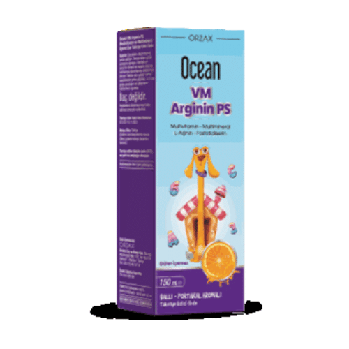 Ocean VM Arginin PS Ballı Portakal Aromalı Şurup 150 ml