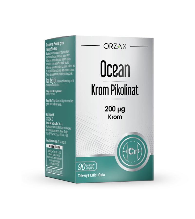 Ocean Krom Pikolinat 200 mcg 90 kapsül