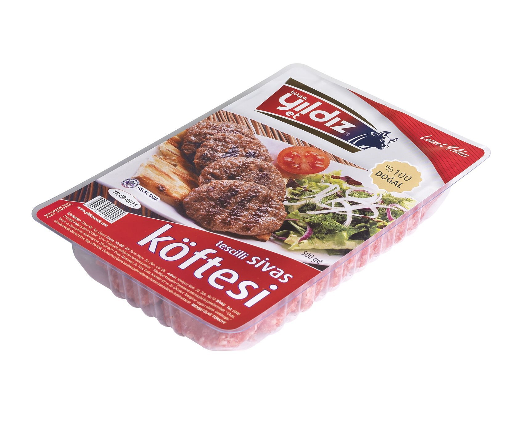 Yıldız Et Sivas Köfte 2 KG