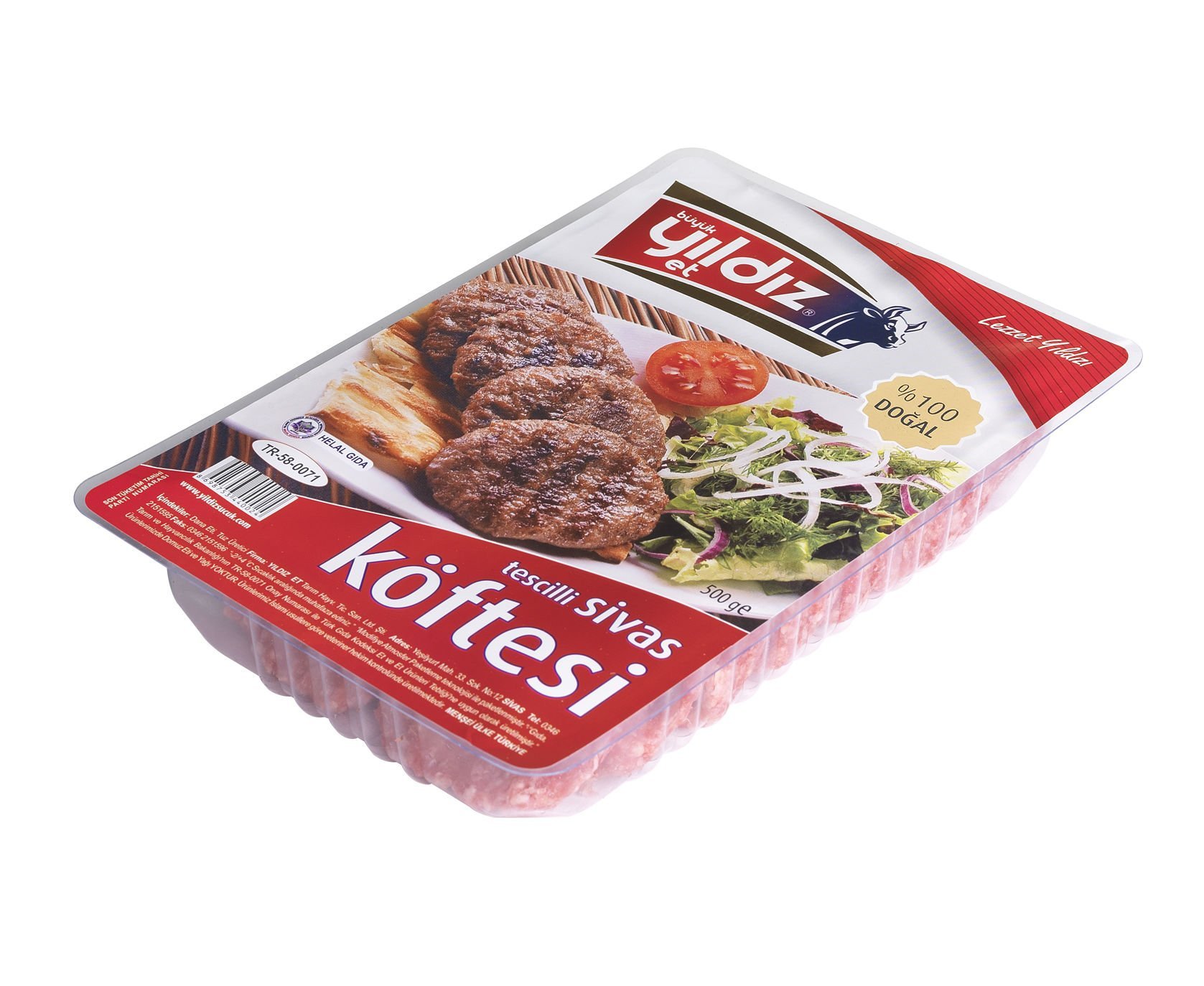 Yıldız Et Sivas Köfte 1 KG