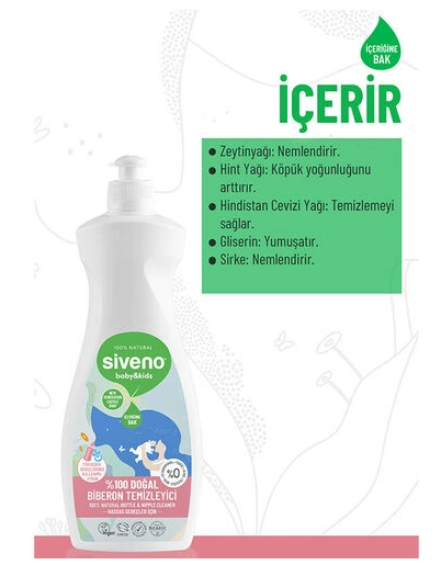 Siveno Baby Emzik Ve Biberon Temizleyici 500 ml