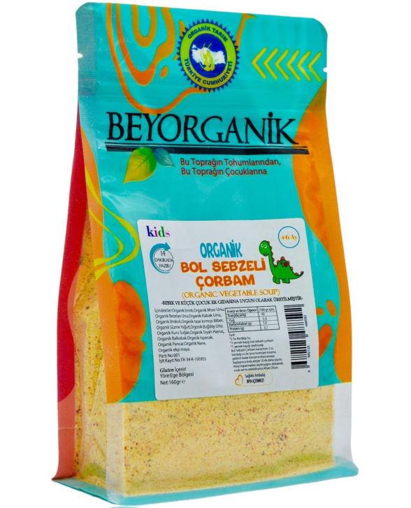 BEYORGANİK Organik Bol Sebzeli Çorbam 160gr