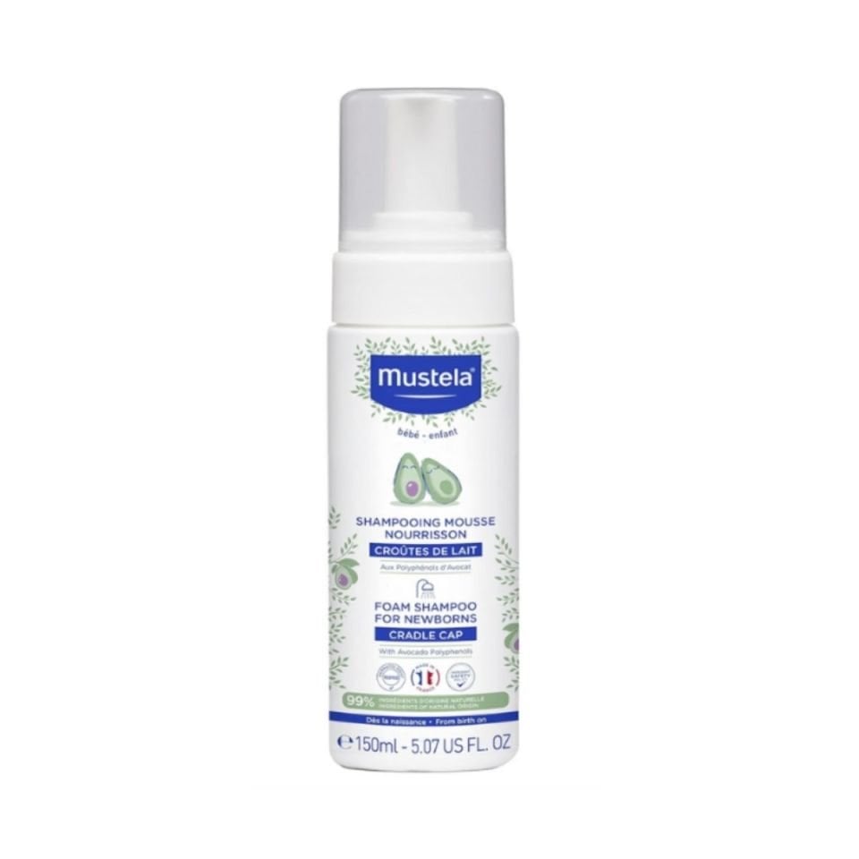 Mustela Yenidoğan Konak Önleyici 150 ml Bebek Köpük Şampuanı