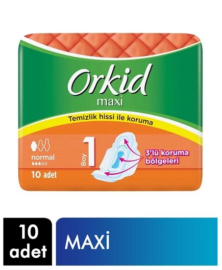 Orkid Ped Maxi No:1 10'lu