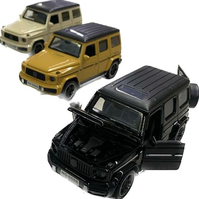 MERCEDES G63 AMG - SESLI ISIKLI C/B 1:32 METAL JEEP 72