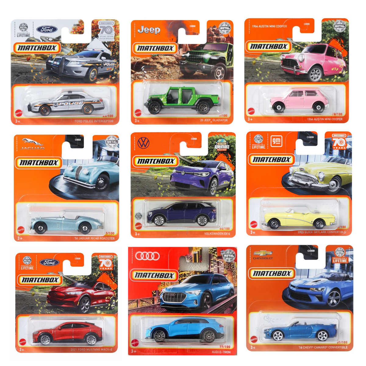 Mattel Matchbox 9'lu Karma