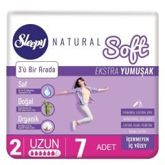 Sleepy Ped Soft Ekstra Yumuşak Uzun No:2 7'li