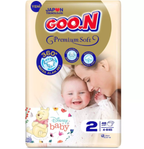 Goon Premium Cırtlı Bebek Bezi Jumbo 2 (Mini) Beden-46 Adet