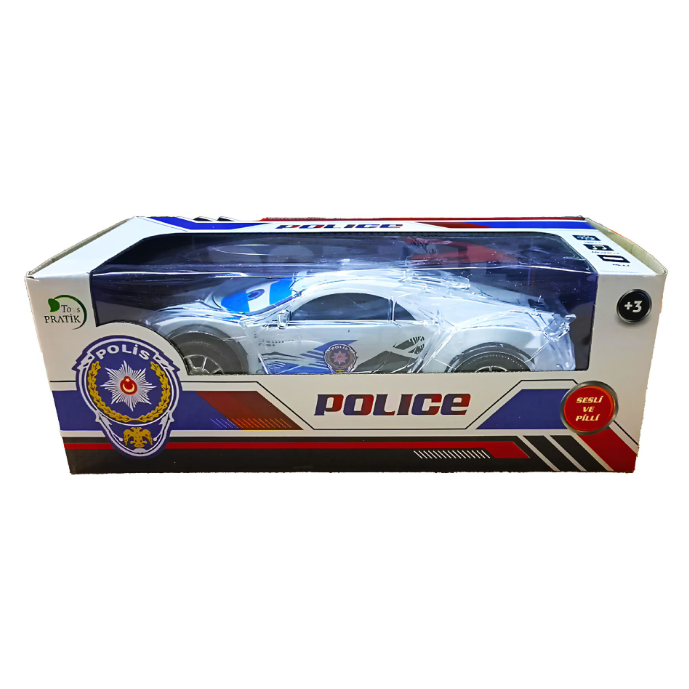 Kutulu Pilli Işıklı Polis Arabası
