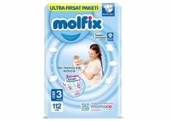 Molfix Ultra Fırsat Paketi Cırtlı Bebek Bezi 3 midi 112 adet