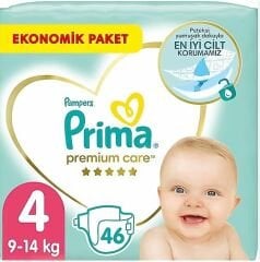 Prima Premium Care Cırtlı Bebek Bezi 4 (Maxi) Beden-46 Adet