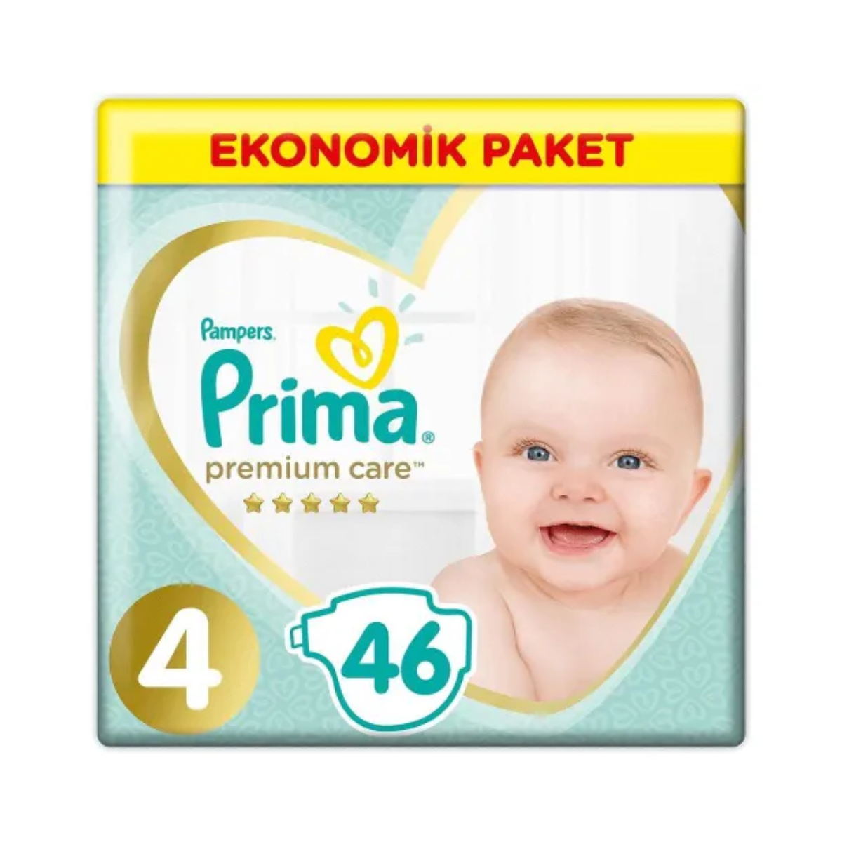 Prima Premium Care Cırtlı Bebek Bezi 4 (Maxi) Beden-46 Adet