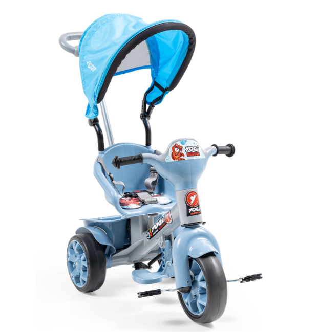 Baby2go Yogi 3 Teker İtmeli Bisiklet Mavi