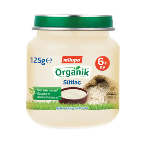 Milupa Organik Sütlaç 6+ Ay 125 gr