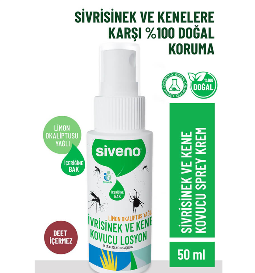 Siveno Sinek & Kene Kovucu Sprey Krem 50 ml