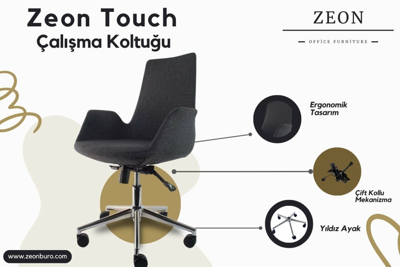 Zeon Touch Serisi Çalışma Koltuğu