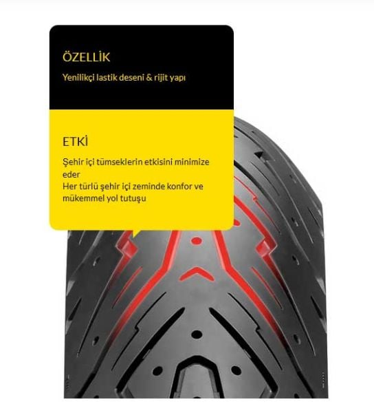 Pirelli 130/70-13 Angel Scooter 63P RF Arka Lastik