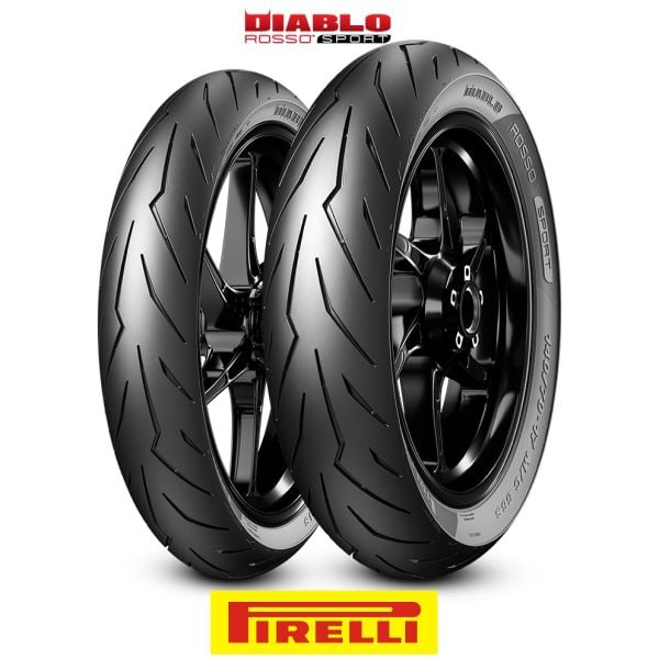 Pirelli CF Moto SR250 Set 110/70-17 ve 150/60-17 Diablo Rosso Sport